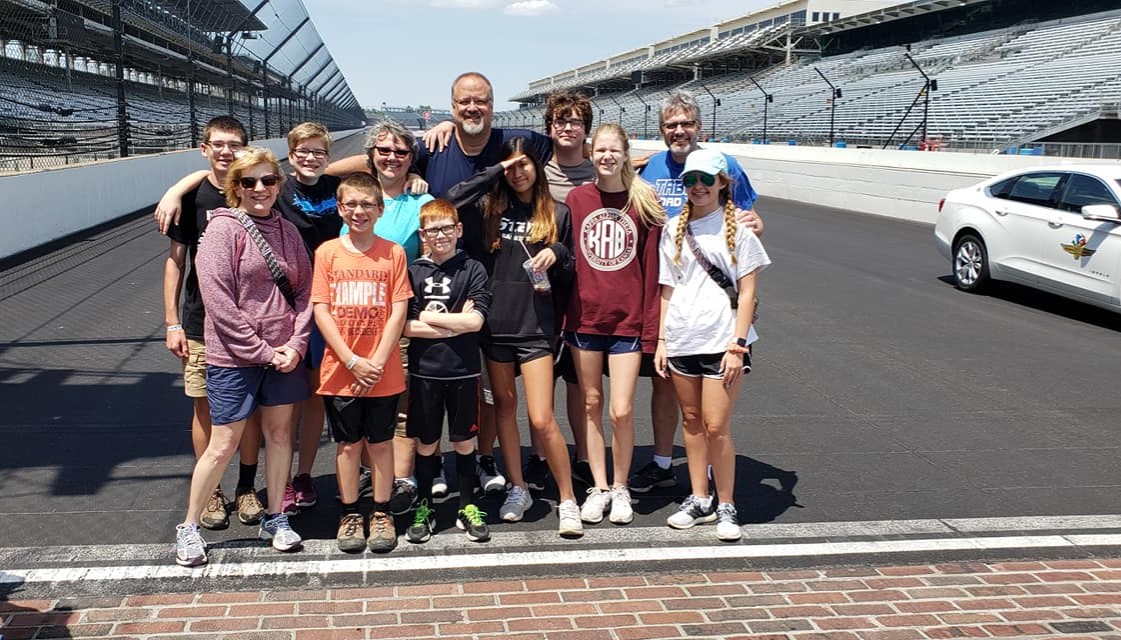 ABY 2019 Summer Trip Indy 500 Raceway Group Pic