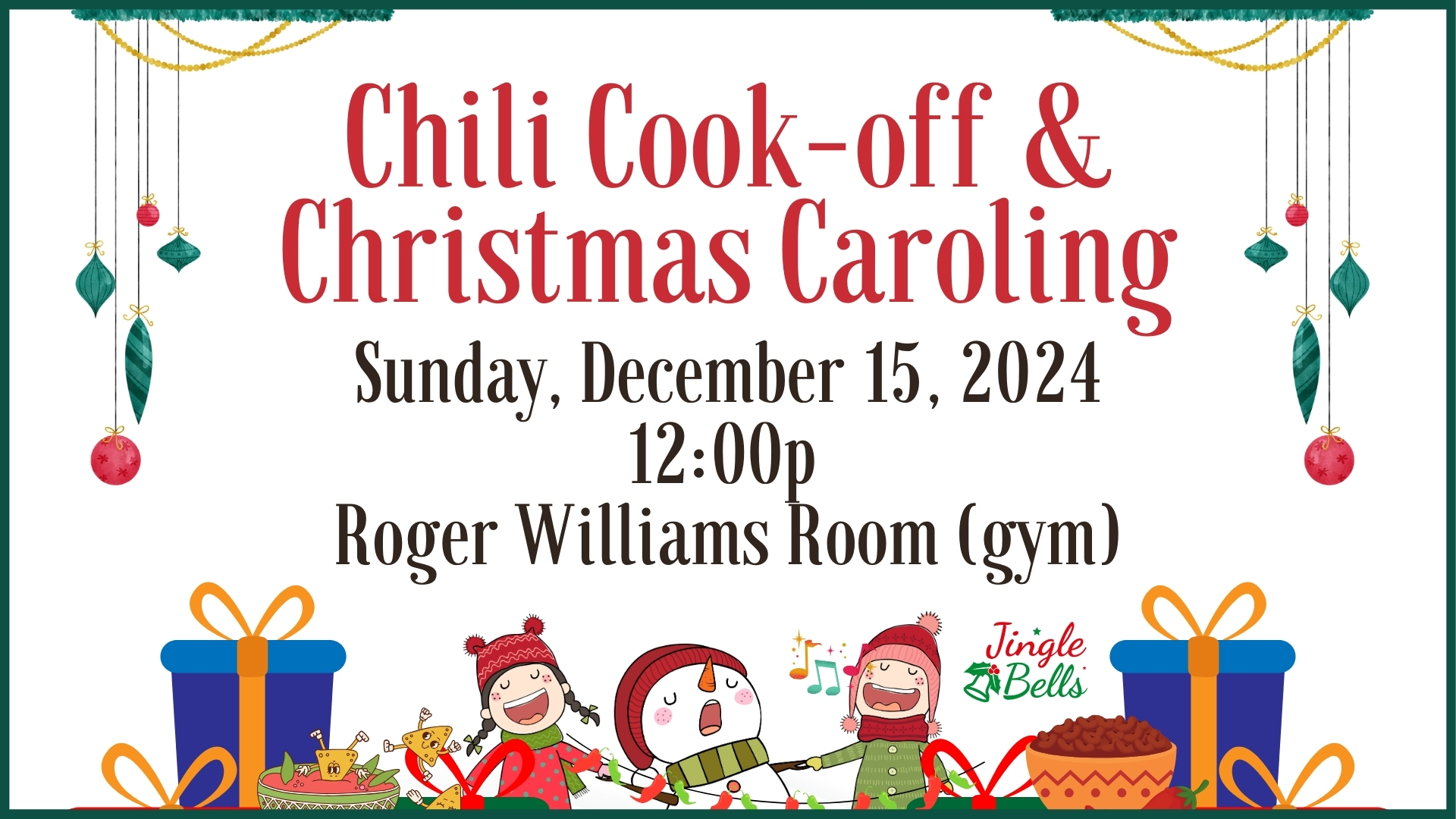 Chili Cook-off & Christmas Caroling